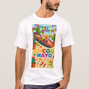 Camiseta Cinco De Drinko Bitchachos Mens Womens Bebendo T-