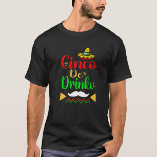 Camiseta Cinco De Drinko Cinco De Mayo Mexicano Fiesta