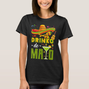 Camiseta Cinco De Drinko Fiesta Mexicano Cinco de Mayo
