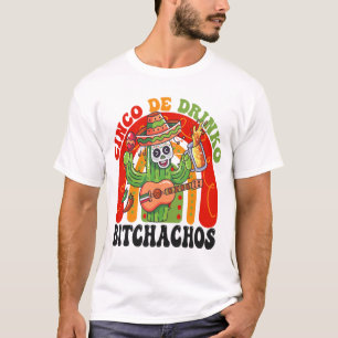 Camiseta Cinco De Drinko Funny Cindo De Mayo Rainbow Cactus