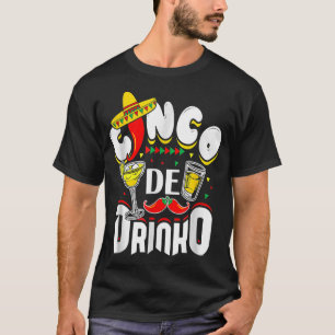 Camiseta Cinco De Drinko Funny Meican Cinco De Mayo Drinkin