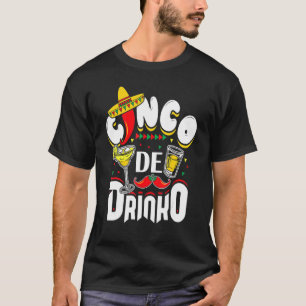 Camiseta Cinco De Drinko Funny Mexicano Cinco De Mayo Drink