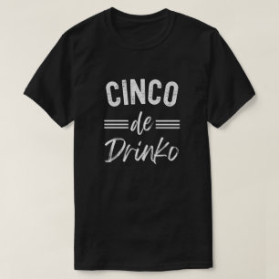 Camiseta Cinco De Drinko Gráfico Fofo - Cino de Maio