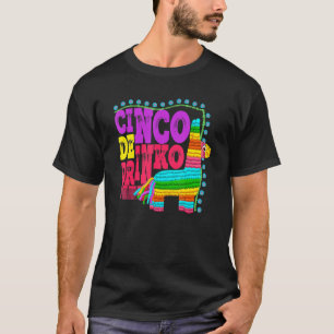 Camiseta Cinco De Drinko Mexicano Cinco De Mayo Bebendo