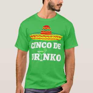 Camiseta Cinco De Drinko Shirt Sombrero Mexicano Fiesta Cin
