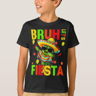 Camiseta Cinco de maio cacto mexicano engraçado vamos festa