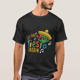 Camiseta Cinco de maio deixe a festa começar divertido mexi