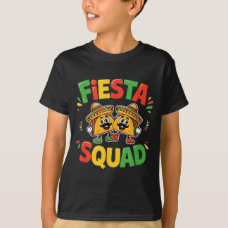 Camiseta Cinco de maio esquadrão de festa engraçada para ho