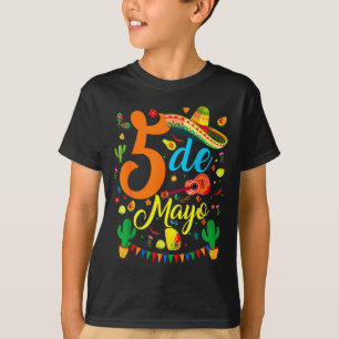 Camiseta Cinco de maio festa engraçada mexicana de festa 5
