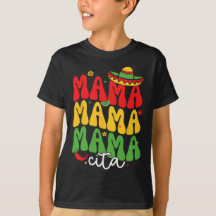 Camiseta Cinco De Maio Mamacita Mãe Mexicana Mamãe Mamãe Mã