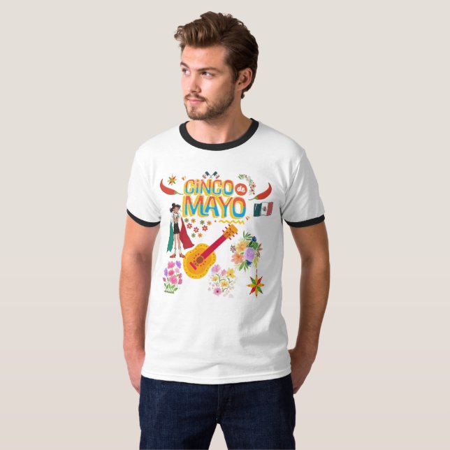 Camiseta Cinco De Mayo (Frente Completa)