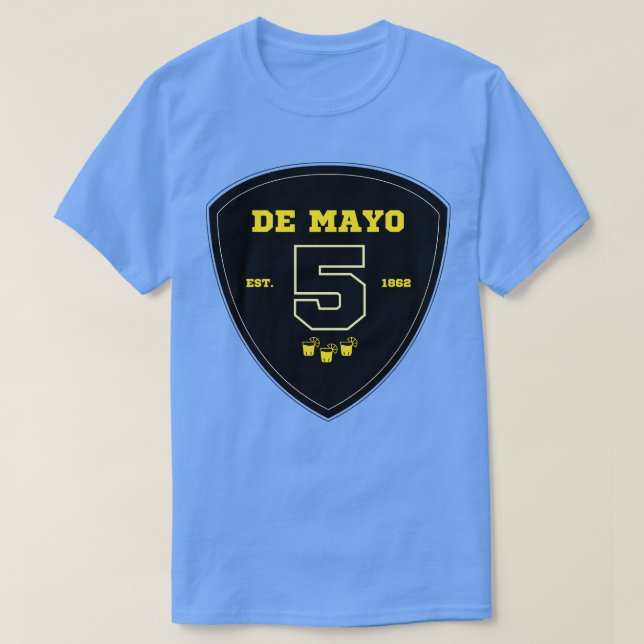 Camiseta Cinco de Mayo (22) (Frente do Design)