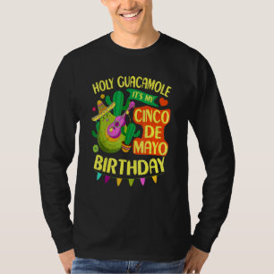 Camiseta Cinco de Mayo Aniversário Santa Guacamole Mosquito