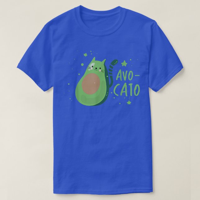 Camiseta Cinco de Mayo Avocado Cat Cute Avocato Meow Gift (Frente do Design)