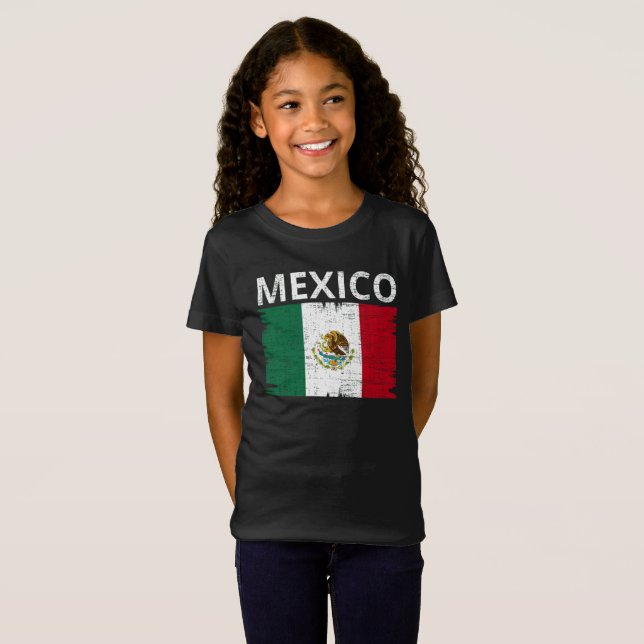 Camiseta Cinco de Mayo - Bandeira Mexicana (Frente Completa)