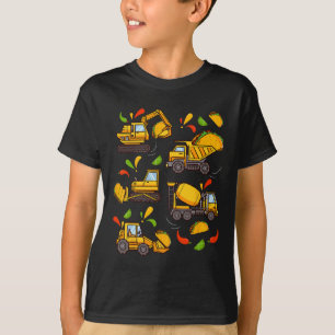 Camiseta Cinco de Mayo Boys Kids Toddler Construction Truck