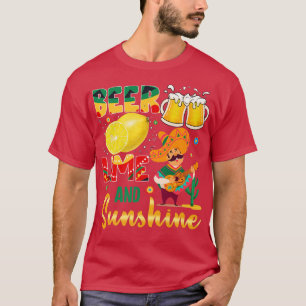 Camiseta Cinco De Mayo Bunny Traga Limão De Cerveja Guitar