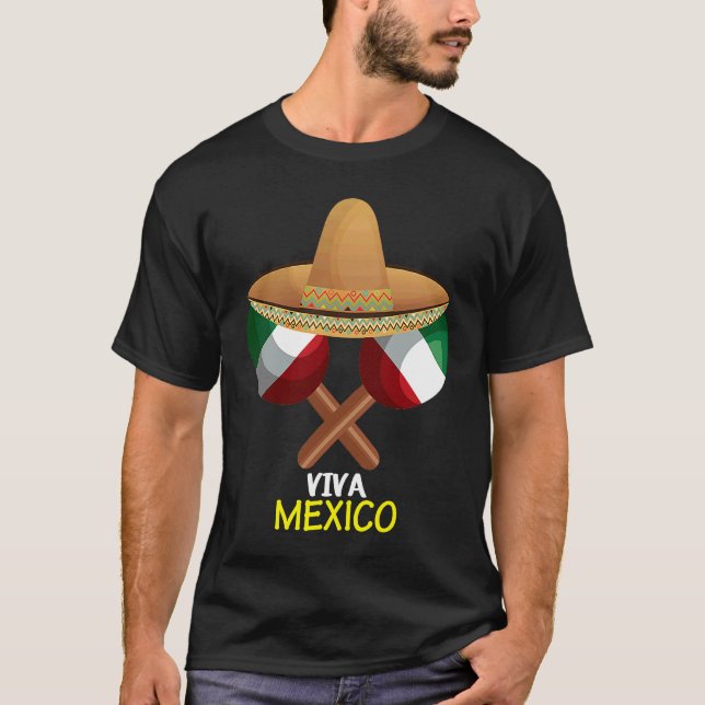 Camiseta Cinco De Mayo Burritos  Mexico Tacos and Avocado   (Frente)