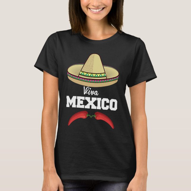 Camiseta Cinco De Mayo Burritos  Mexico Tacos and Avocado   (Frente)