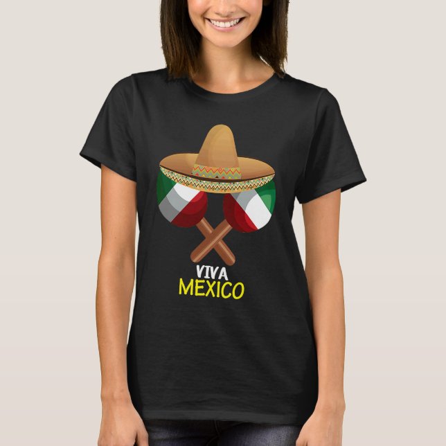 Camiseta Cinco De Mayo Burritos  Mexico Tacos and Avocado   (Frente)