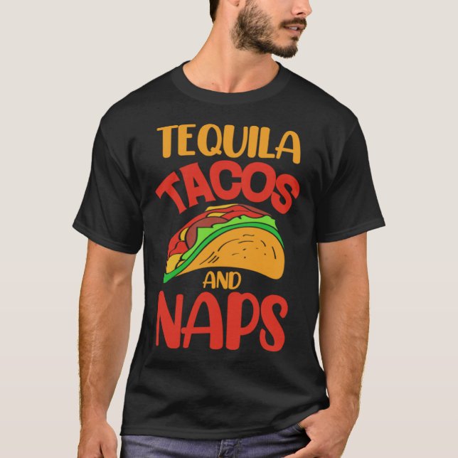 Camiseta Cinco De Mayo Burritos Mexico Tacos and Avocado 16 (Frente)