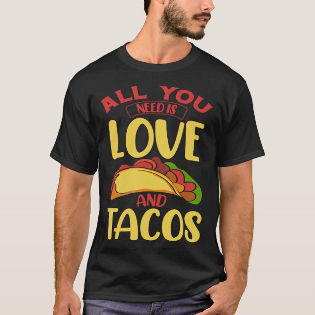 Camiseta Cinco De Mayo Burritos Mexico Tacos and Avocado 37 (Frente)