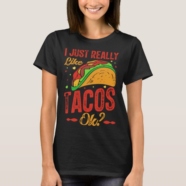 Camiseta Cinco De Mayo Burritos Mexico Tacos and Avocado 55 (Frente)
