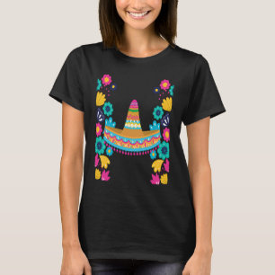 Camiseta Cinco de Mayo Burritos México Tacos e Avocado