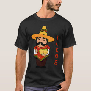Camiseta Cinco de Mayo Burritos México Tacos e Avocado