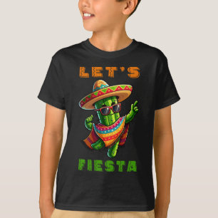Camiseta Cinco De Mayo Cactus Mexicano Poncho Sombrero Hat 