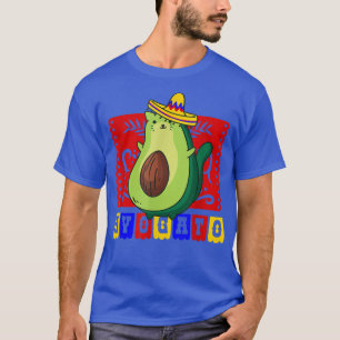 Camiseta cinco de mayo cat avocado avogato kawaii meican