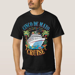 Camiseta Cinco De Mayo Cruise México Navio Mexicano Fiesta