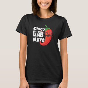 Camiseta Cinco De Mayo Cute Dabbing Red Pepper Dab Cute