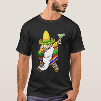 Camiseta Cinco De Mayo Dabbing Margarita  Celebração Mexica