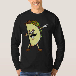 Camiseta Cinco De Mayo Dabbing Taco Comida Mexicano