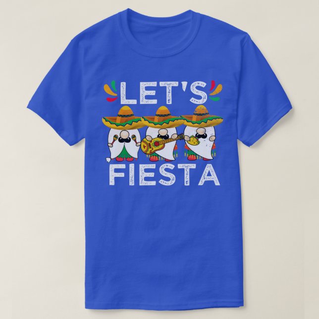 Camiseta Cinco De Mayo deixa fiesta Gnomo (Frente do Design)