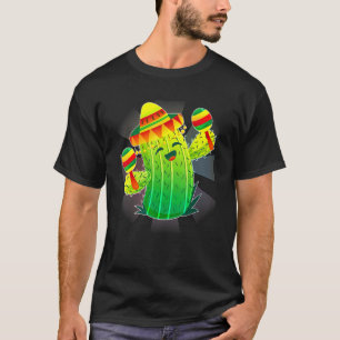 Camiseta Cinco De Mayo E México Fiesta Sombrero Hat Cactu
