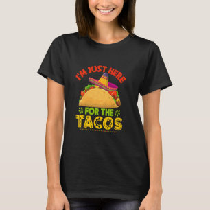 Camiseta Cinco De Mayo Está Aqui Para Os Tacos