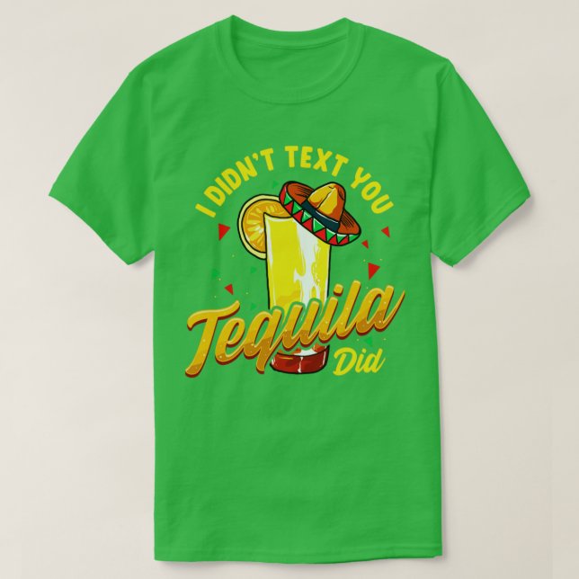 Camiseta Cinco de Mayo Eu Te Enviei Tequila (Frente do Design)