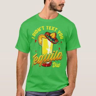 Camiseta Cinco de Mayo Eu Te Enviei Tequila