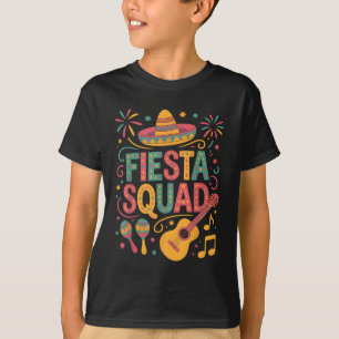 Camiseta Cinco de Mayo Family Mating Fiesta Squad Mexicano
