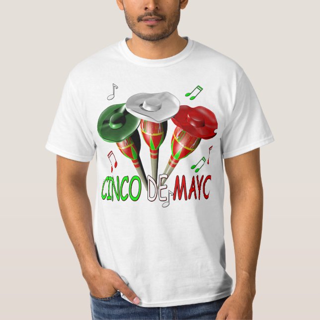 Camiseta Cinco de mayo ,fiesta mexicano (Frente)