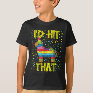Camiseta Cinco De Mayo Fiesta Partida Funny Pinata Id Hit T