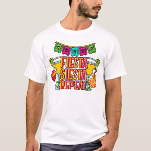 Camiseta CINCO DE MAYO Fiesta Siesta Repetir