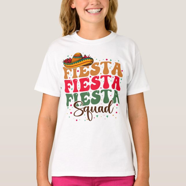 Camiseta Cinco de Mayo Fiesta Squad Party (Frente)