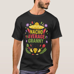 Camiseta Cinco De Mayo Funny Nacho Avó Média