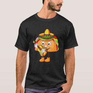 Camiseta Cinco De Mayo Funny Tacosaurus México Violão