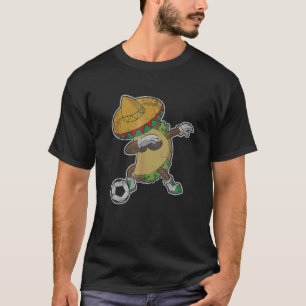 Camiseta Cinco de Mayo Futebol Taco Dabbing Dab México Mexi