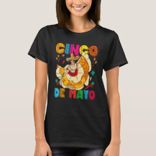 Camiseta Cinco de Mayo garota mexicana dançando Jarabe Tapa