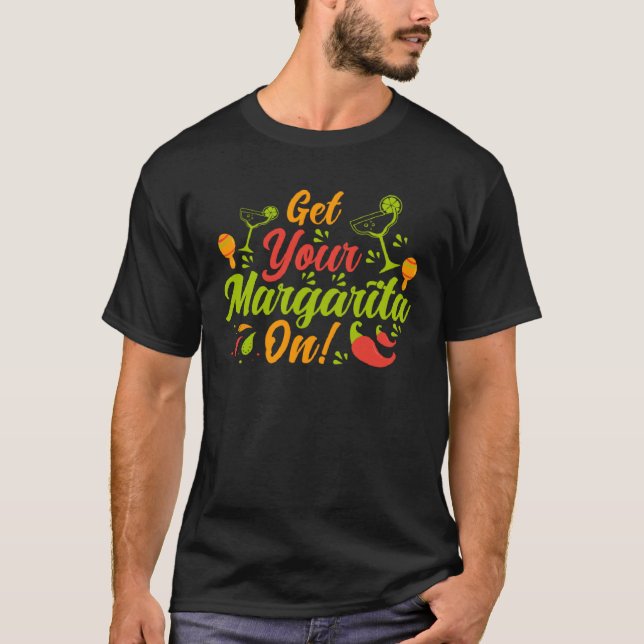 Camiseta Cinco De Mayo Get Your Margarita On 5 De Mayo  1 (Frente)